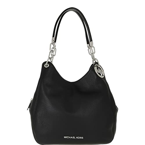 MICHAEL Michael Kors Lillie Large Chain Shoulder Tote Bag (Black)