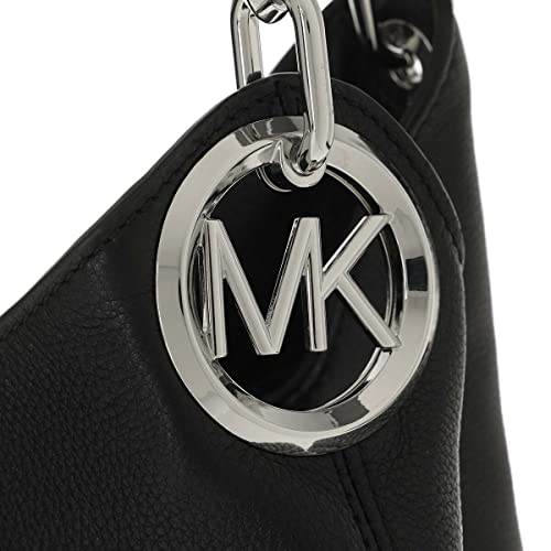 MICHAEL Michael Kors Lillie Large Chain Shoulder Tote Bag (Black)