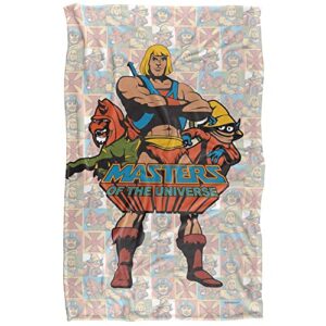 Trevco Masters of The Universe Heroes Silky Touch Super Soft Throw Blanket 36" x 58"