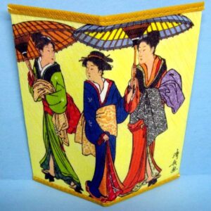 Set of 4 Japanese Rice Paper Wallets Style Group"A"