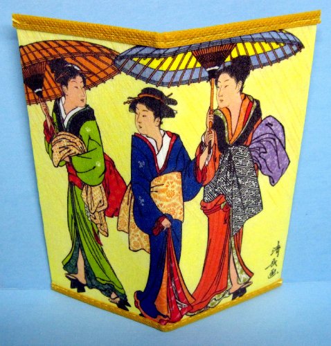 Set of 4 Japanese Rice Paper Wallets Style Group"A"