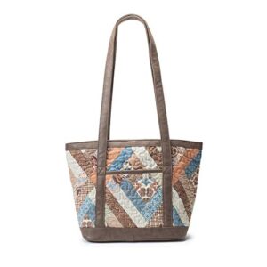 Donna Sharp Katie Tote Handbag in Sienna - Great for Travel with Quick Access Pockets