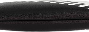 B BRENTANO Vegan Clutch Bag Pouch with Tassel Accent (Black)