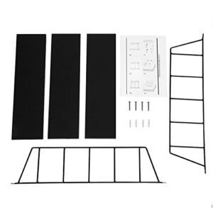 Homdox 3-Tier Industrial Floating Shelves Wall Mounted Display Wall Shelf Storage Rack Wall Rack Holder Rack