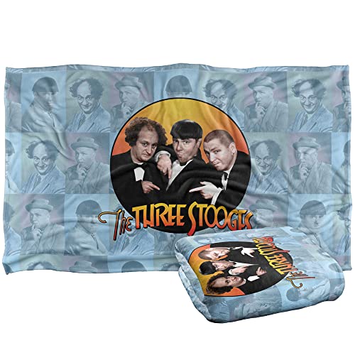 Three Stoofes Portraits Silky Touch Super Soft Throw Blanket 36" x 58"