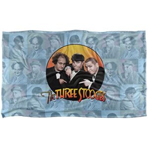 Three Stoofes Portraits Silky Touch Super Soft Throw Blanket 36" x 58"