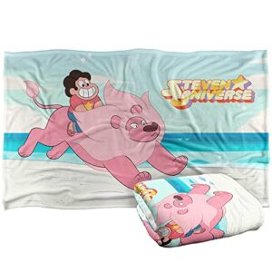 steven universe steven and lion officially licensed silky touch super soft throw blanket 36″ x 58″