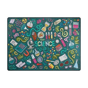 ALAZA Science Chemistry Area Rug Rugs for Living Room Bedroom 7' x 5'