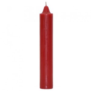 red jumbo candle ~ 9″ x 1.5″ ~ pagan hoodoo wicca spell altar witch