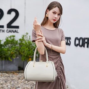 Style Strategy bone purses patent leather handbags for women Top Handle with kiss lock Satchel Shoulder big bags crossbody for women