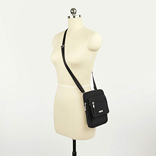 Baggallini New Classic Far and Wide RFID Crossbody Bag Black One Size