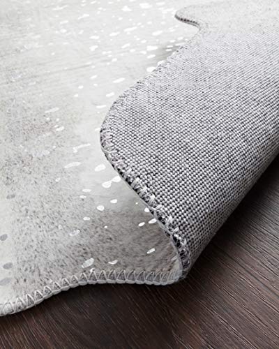 Loloi II Odessa Collection ODE-02 Silver/Grey, Contemporary 3'-10" x 5' Accent Rug