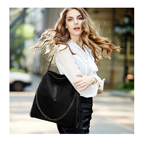 JOTHIN Large Crossbody Bags for Women Tote Bag for Women Womens Shoulder Bags Chain Purse Designer Handbags for Women(Black)