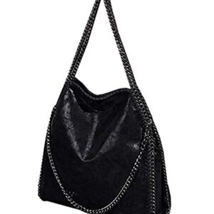 JOTHIN Large Crossbody Bags for Women Tote Bag for Women Womens Shoulder Bags Chain Purse Designer Handbags for Women(Black)