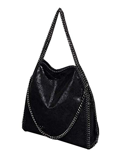 JOTHIN Large Crossbody Bags for Women Tote Bag for Women Womens Shoulder Bags Chain Purse Designer Handbags for Women(Black)