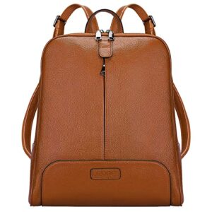 s-zone women genuine leather backpack purse travel handbag college bookbag medium