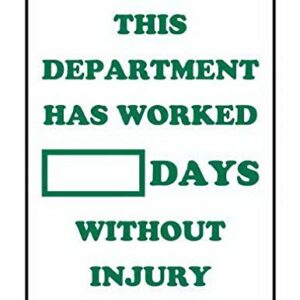Houseuse Dry Erase Days Without Injury Sign Funny Yard Sign Outdoors Warning Signs Tin Plate Poster 8"x12" Wall Decor