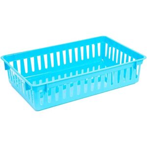 Bright Creations Classroom Storage Bins Baskets, Small Plastic Organizer (10.25 x 6.5 In, 8 Pack)