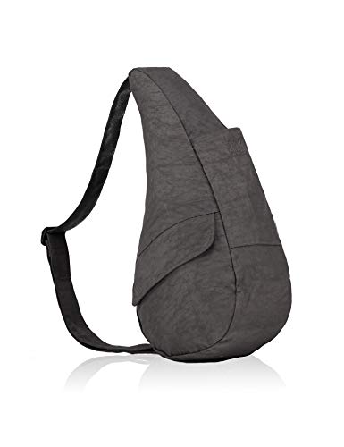 AmeriBag Classic Healthy Back Bag Tote Distressed Nylon Extra Small (Stormy Grey)