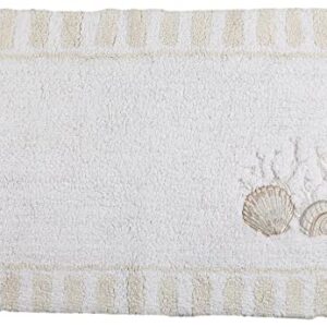 Avanti Linens - Bath Mat, Cotton Bath Rug, Sealife Inspired Bathroom Decor (Destin Collection)