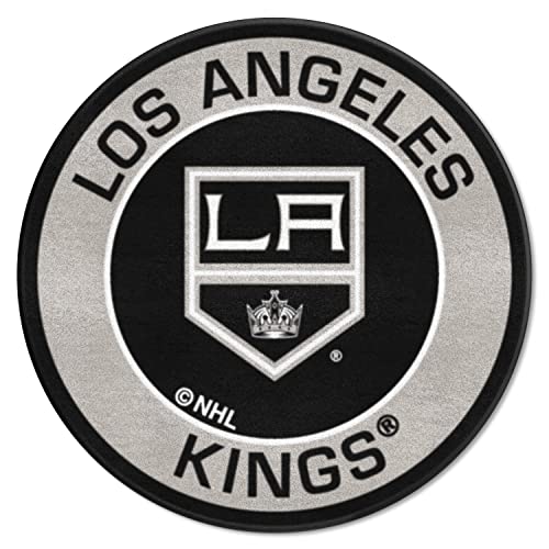 FANMATS 18874 Los Angeles Kings Roundel Rug - 27in. Diameter