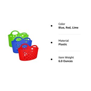 Assorted Multicolor Basket with Handles 3ct