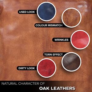 Genuine Leather Handmade Crossbody Bags For Women- Front Pocket Vintage Crossover Shoulder Sling Bags (Black Smooth)