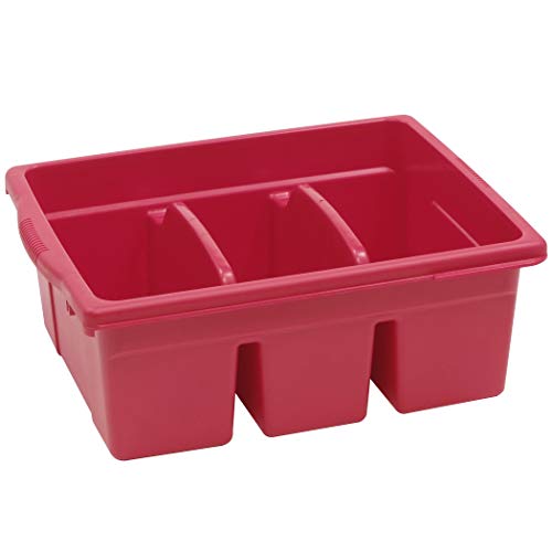Copernicus Leveled Reading Large Divided Book Tub, Red