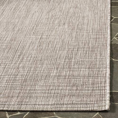 SAFAVIEH Courtyard Collection 5'3" x 7'7" Brown CY8576 Indoor/ Outdoor Waterproof Easy--Cleaning Patio Backyard Mudroom Area--Rug