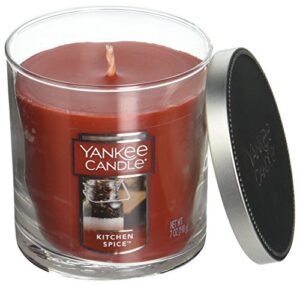 yankee candle kitchen spice small single wick tumbler candle, food & spice scent