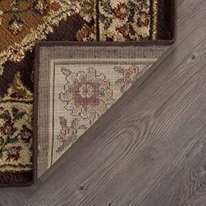 Universal Rugs 105120 Multi 3 Pc. Set 5-Feet by 7-Feet, 20-Inch by 60-Inch and 20-Inch by 32-Inch Area Rug, 3-Piece