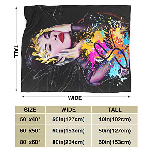 Shxjdthafa Selena Quintanilla Ultra-Soft Micro Fleece Blanket Throw Super Soft Blanket 60"x50"