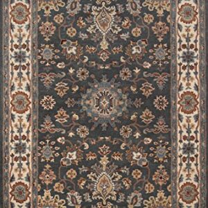 Momeni Tudor Wool Area Rug, 2' X 3', Grey