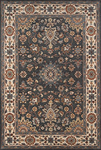 Momeni Tudor Wool Area Rug, 2' X 3', Grey