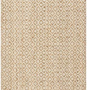 SAFAVIEH Natural Fiber Collection 4' x 6' Ivory NF182A Handmade Boho Farmhouse Fringe Jute Area Rug