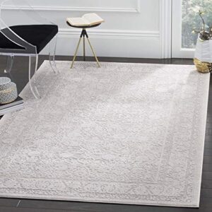 safavieh reflection collection 3′ x 5′ beige/cream rft663a vintage distressed area rug