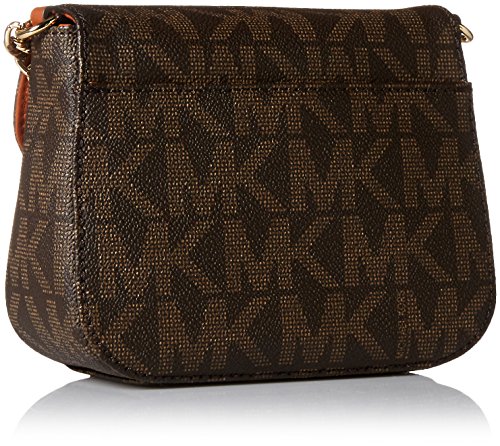 Michael Kors Fulton Womens Small Crossbody Handbag Brown