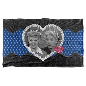 Trevco I Love Lucy Lace of Friendship Silky Touch Super Soft Throw Blanket 36" x 58"