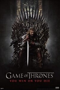 game of thrones you win or you die iron throne ned stark tv cool wall decor art print poster 24×36