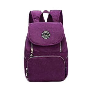 Echofun Nylon Mini Casual Waterproof Backpack Shoulderbag Rucksack Travel Bag Daypack for Girls Womens