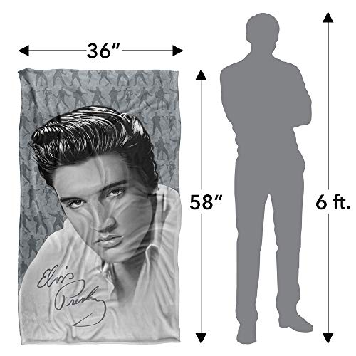 Elvis Presley Moves Silky Touch Super Soft Throw Blanket 36" x 58"