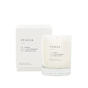 Brooklyn Candle Studio Italia Escapist Candle | Vegan Soy Wax Luxury Scented Candle, Hand Poured in The USA, 70 Hour Slow Burn Time (13 oz)