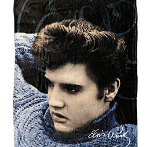 Midsouth Products Elvis Throw Blanket - Blue Sweater