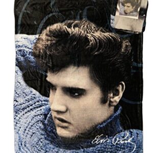 Midsouth Products Elvis Throw Blanket - Blue Sweater