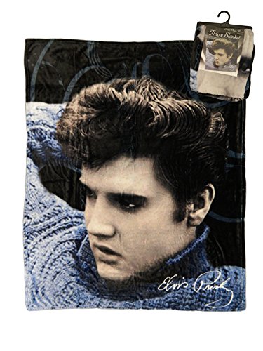 Midsouth Products Elvis Throw Blanket - Blue Sweater