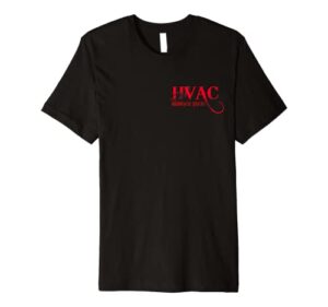 hvac t-shirts (service tech front & back logo)