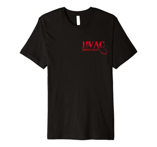 HVAC T-Shirts (Service Tech Front & Back Logo)