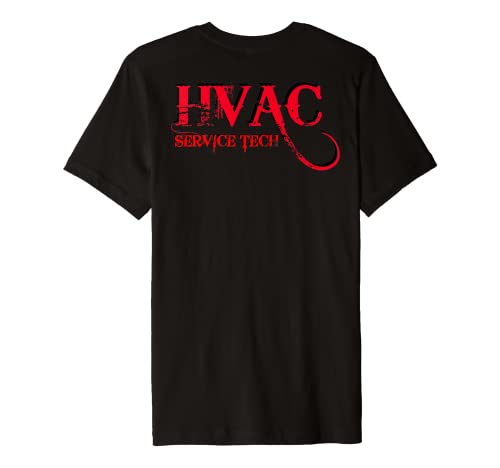 HVAC T-Shirts (Service Tech Front & Back Logo)