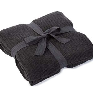 Barefoot Dreams CozyChic Lite Ribbed Throw Carbon One Size