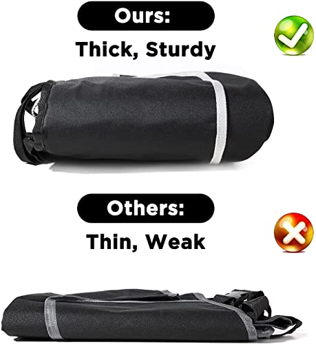 Yecaye Car Organizer, Trunk Organizer, Large Capacity Car Trunk Organizer Storage, Sturdy Space Saver Hanging Car Accessories Interior, Fit Most Car Truck Free Up Floor Area, Black